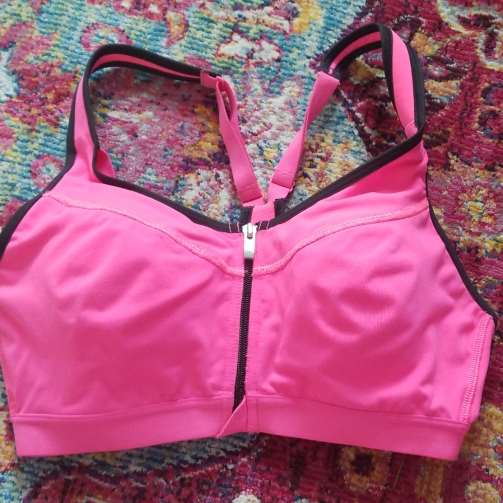 Neon pink Victoria's secret sports bra 34B